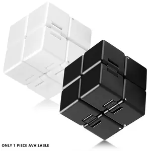 Interlocking Cube Puzzle, Infinite Flip Challenge, Brain Game, Reaction Training Toy, Durable Plastic, Various Colors Available, Speedcube