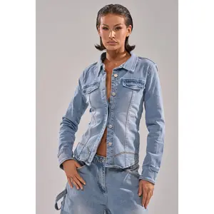 ROCK MY WORLD DENIM BUTTON DOWN