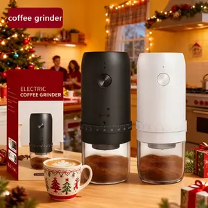The new portable electric coffee grinder, featuring USB charging and adjustable coffee bean grinding, is ideal for both home use and travel
