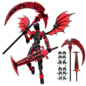 Assembled T13 Robot Action Figure Set, Dummy 13, 3D Printed Lucky 13 Titan, for Collectors Desktop Decorations