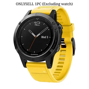 22mm QuickFit Silicone Watch Band Soft Breathable Replacement Strap For Garmin