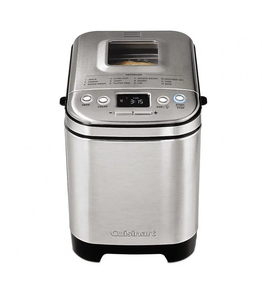 Cuisinart Compact Automatic Bread Maker - 2 lb Capacity Stainless Steel
