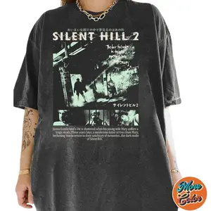 Silent Hill 2 Retro Gaming Vintage Shirts, Cotton Unisex T-shirt, Crew Neck, Size S- 3xl, Menswear Top, Womenswear Top Underwear Streetwear