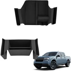 Center Console Organizer Bundle with 2022-2025 Ford Maverick Silicone Gear Shifter Organizer Tray Front Armrest Storage for 2024 Maverick Accessories