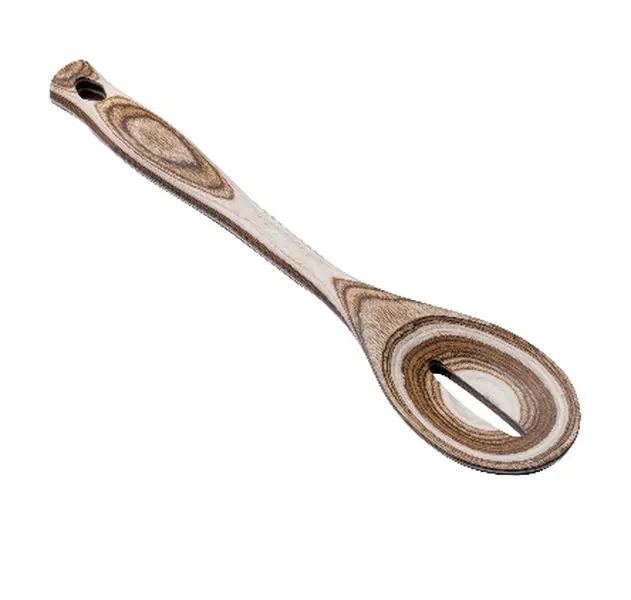 Drift 12-in Slotted Kitchen Spoon, Dishwasher-Safe Cutlery for Cooking, Serving & Food Straining