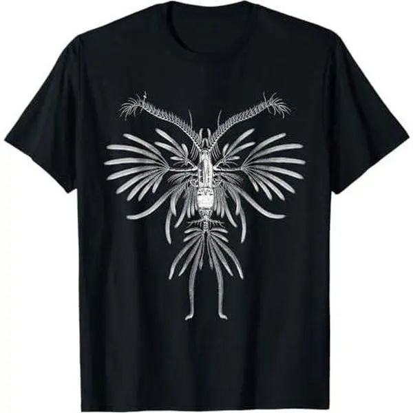 Plankton Krebs - Ernst Haeckel Microcosmos Vintage Art T-Shirt