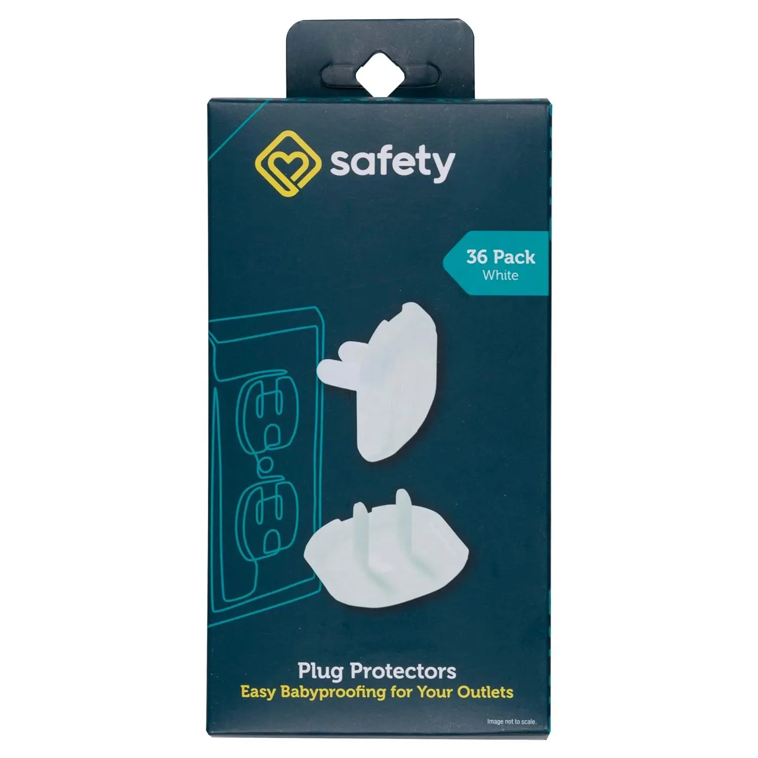 36-Pack Electrical Outlet Covers, Plug-In Socket Covers for Unused Wall Outlets, Home Outlet Accessories