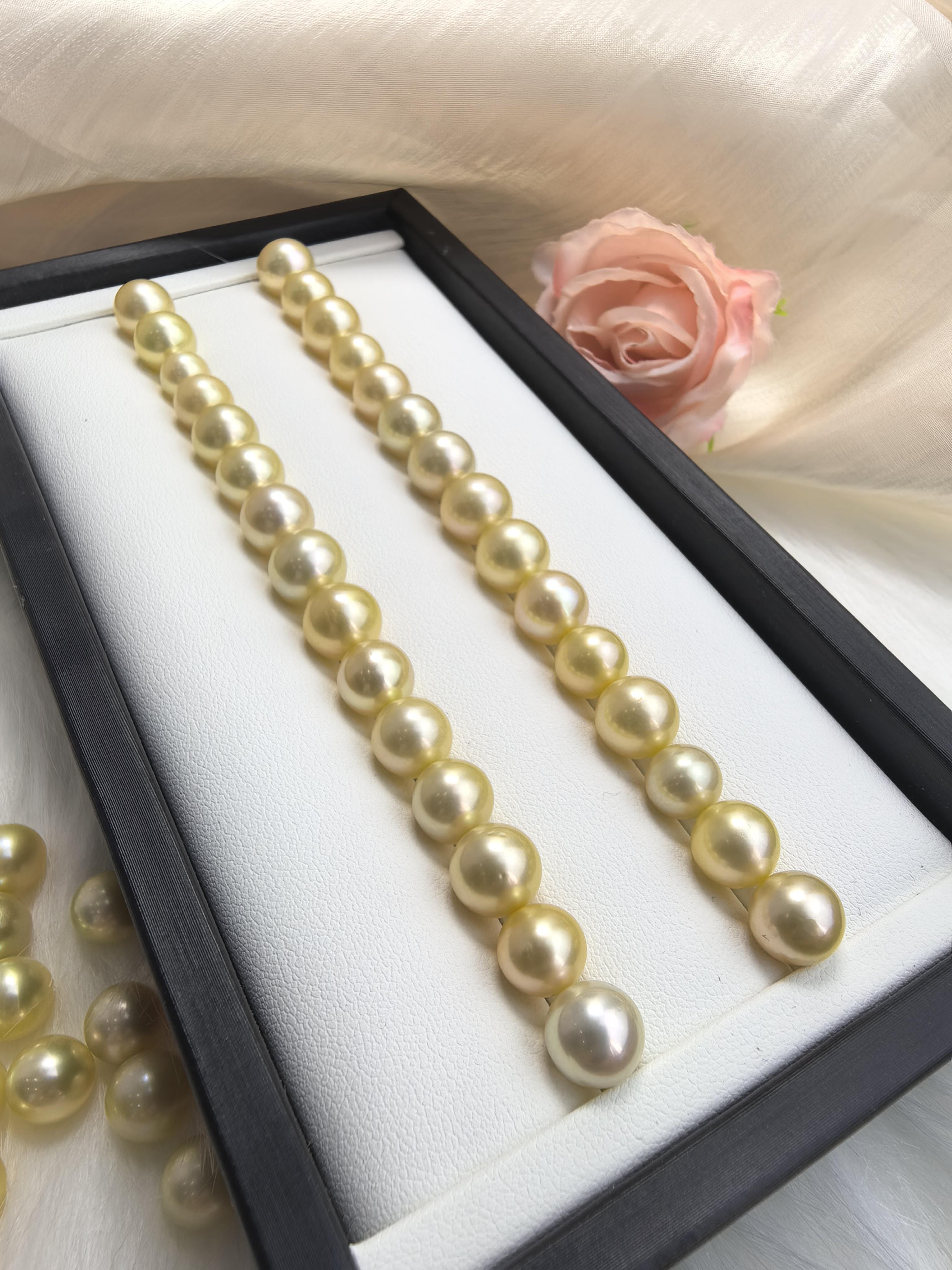 South Sea Golden Sea Water Pearls Loose Pearl For DIY For pendant ring bracelet necklace Pearl Size:7-9mm