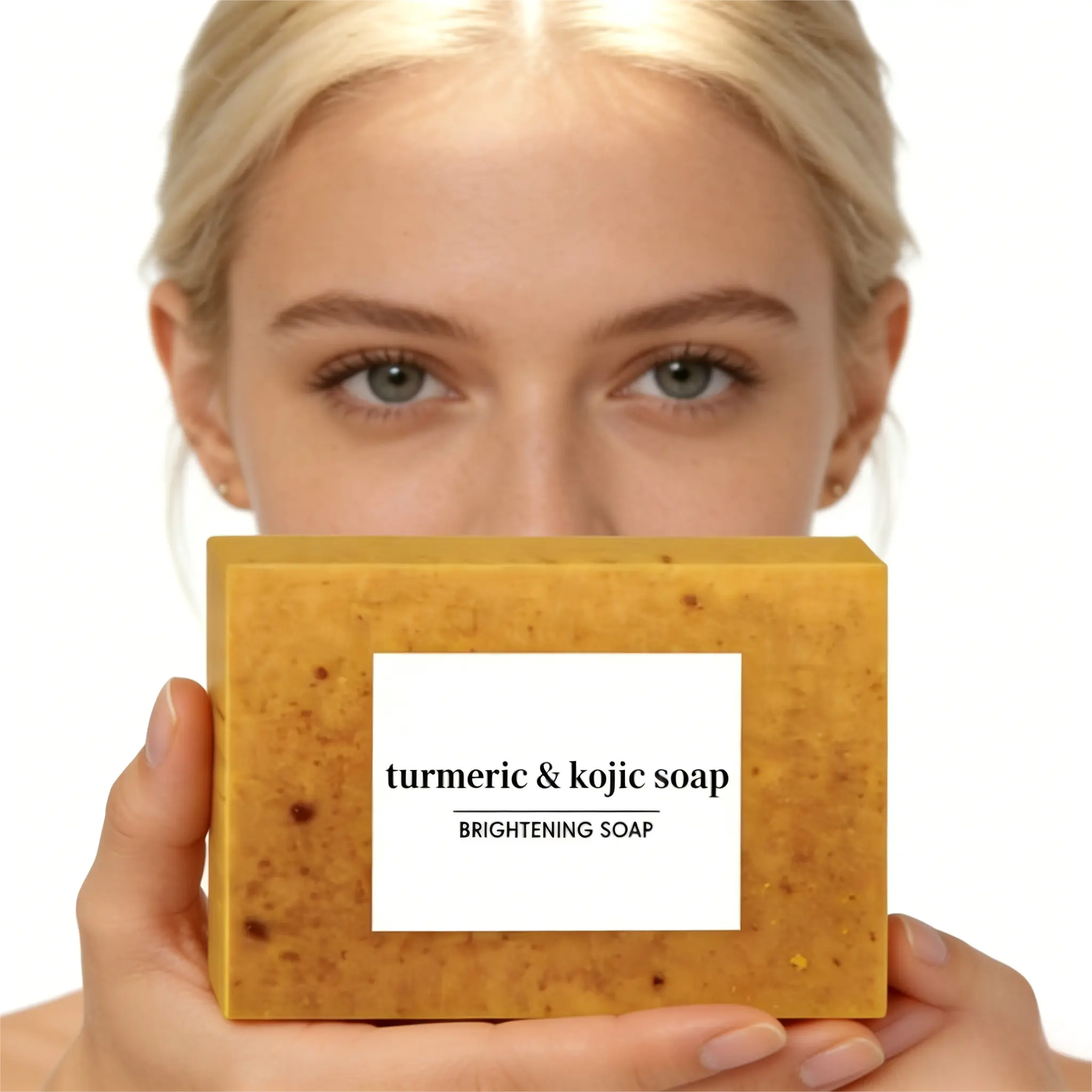 3PCS Lemon Turmeric Kojic Acid Soap Bar – Dark Spot Remover for Face & Body | Brightening Turmeric Kojic