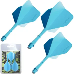 3pcs Dart Flights and Shafts Set, Dart Accessories Suitable for Both Steel Tip and Soft Tip Darts