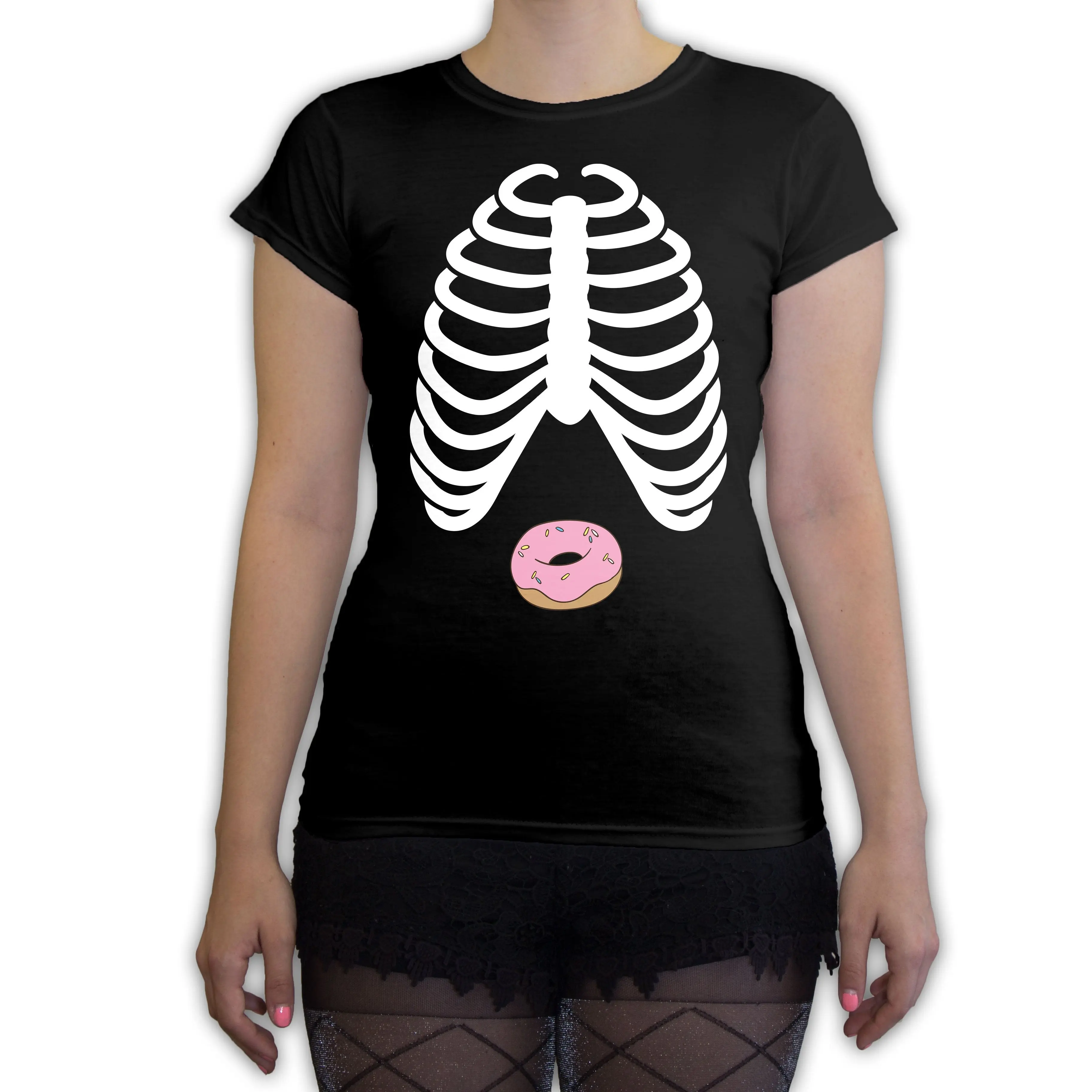 Function -  Skeleton Donut Costume Women's Fashion T-Shirt
