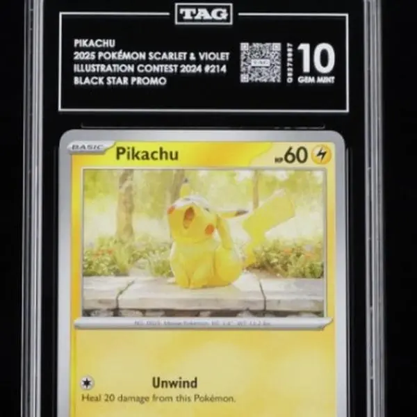 TAG 10 - Pikachu - 214 (Illustration Contest 2024) - SV: Scarlet & Violet Promo Cards (SVP) - TikTok Shop TAG 10 - Pikachu - 214 (Illustration Contest 2024) - SV: Scarlet & Violet Promo Cards (SVP) - TikTok Shop