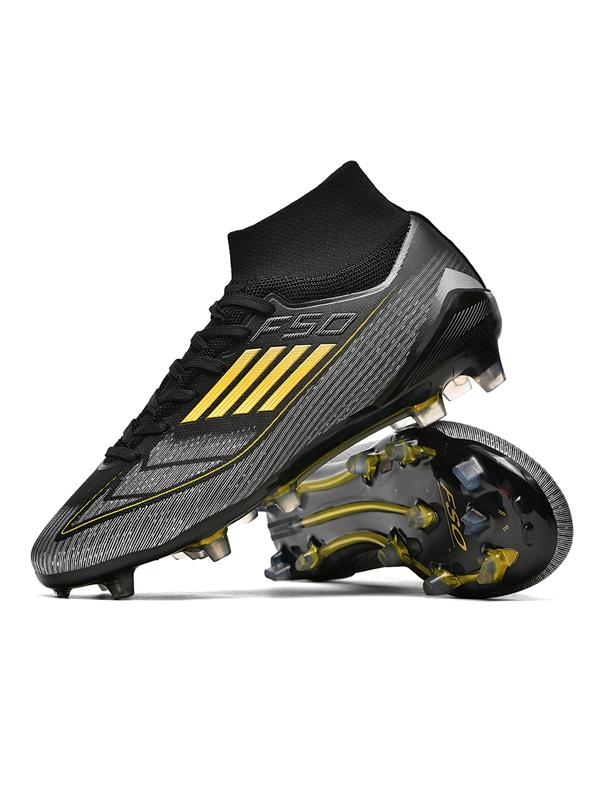New Men's Adult Football Shoes Anti-Slip Ag Fg Long Studs Professional Competition Training Indoor Outdoor Lawn Soccer Boots Football Field Boots Soccer Cleats