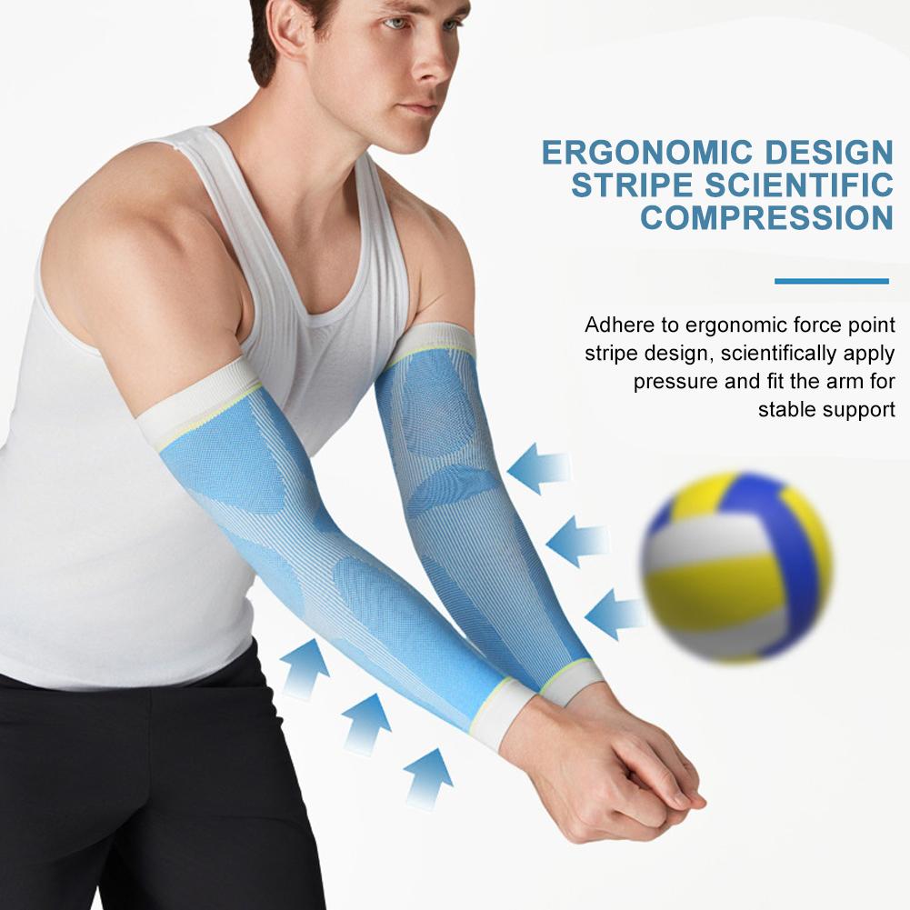 Compression Arm Sleeves for Men & Women, High-Elastic  Breathable UV Sun Protection, Muscle Support Sports Arm Sleeves