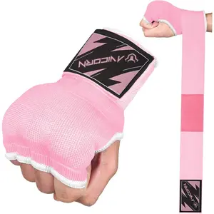 Kids Boxing Handwraps Fist Protector Inner Gel Gloves Quick Wraps for Punching Great for MMA Training