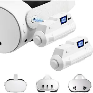 2  Pack for Oculus  2, 5000mAh  Strap  Pack Compatible with Oculus/  2 Lightweight and Portable VR Extend Power Accessories for Extra 2-4H Playtime (Pack of 2)