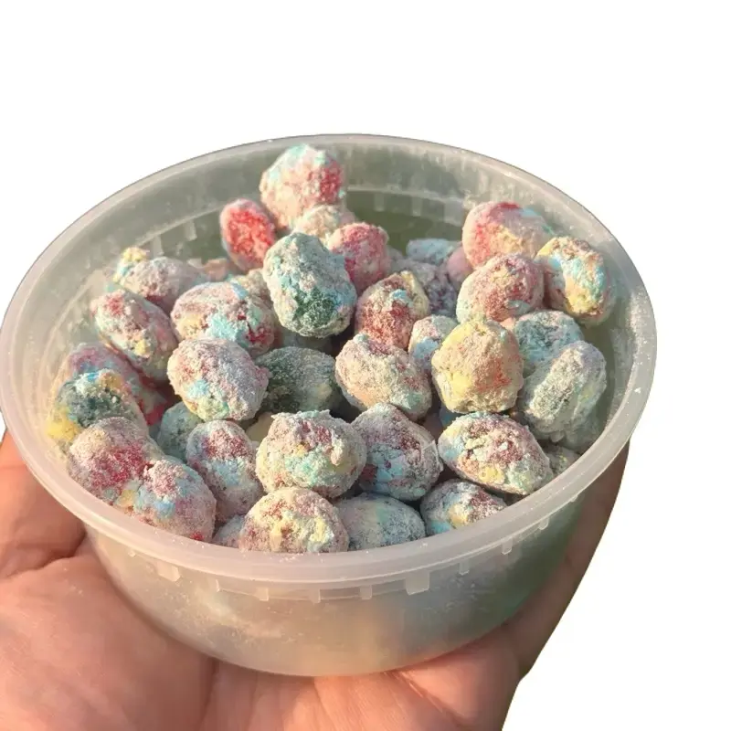 Gushers Gone Wild Cotton Candy - Colorful Candy in a Clear Container Sweet Flavor Bonbon with Juicy Filling & Fluffy Magic