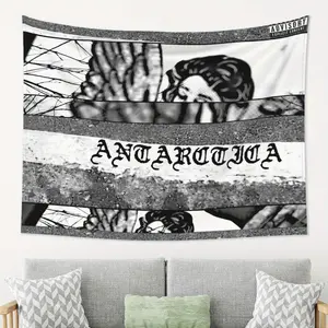Antarquia Album Cover Tapestry, Trendy Polyester Wall Hanging for Bedroom, Dorm, Party, Team Cheer And Outdoor Decor, Popular Graduation Season And Birthday Gift