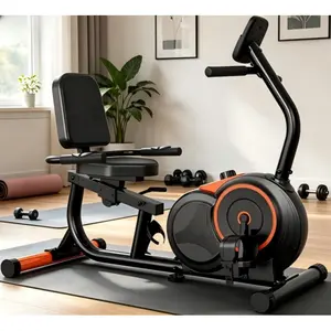 Adjustable Load Capacity Exercise Bike  Recumbent Exercise Bike for Home,Recumbent Stationary Bikes for Adults & Seniors,Load Capacity of 400 pounds,Equipped with 16 Adjustable Gears, and Soft Adjustable Seats