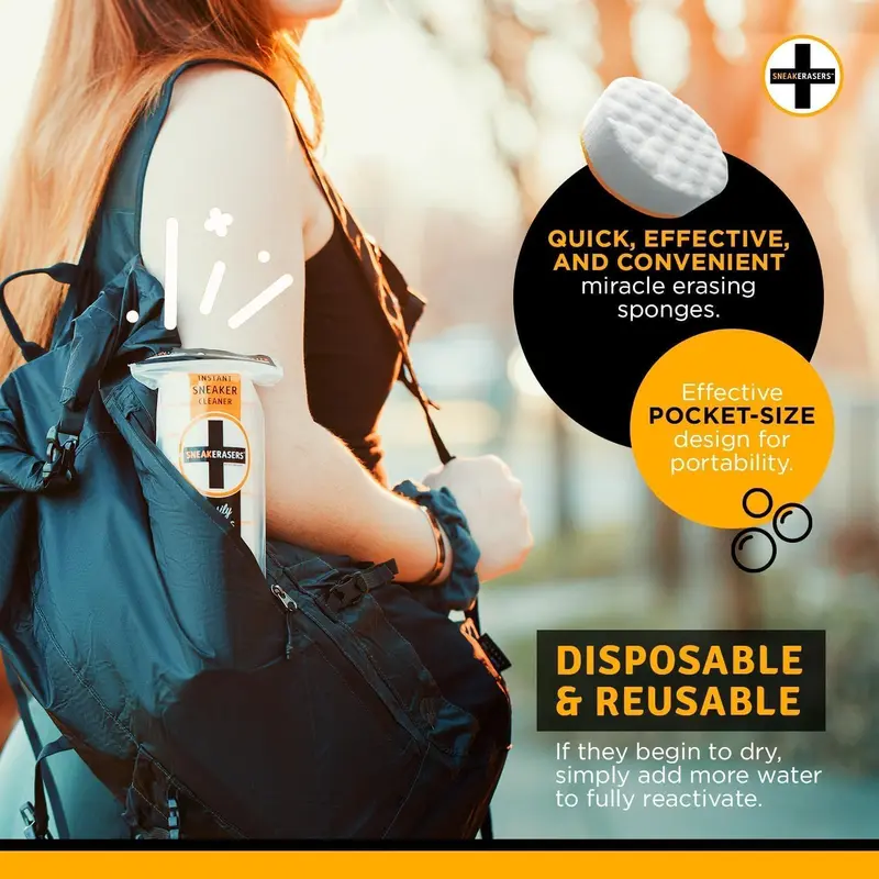 SneakERASERS️ Instant Shoe Cleaner: 10 Pack 6