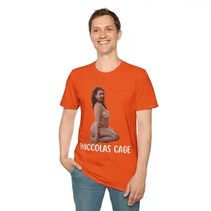 Thiccolas Cage Color T-Shirt, Nicolas Cage Tshirt, Adult Humor Tee, Funny Shirt, Gift For Him