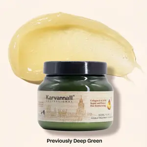 Must-Have Deep Conditioning Hair Mask for Frizz Control & Brittle Deep Repair for Dry & Damaged Hair Hair Karvannall Professional Collagen & Acai Berry  Maca 16.9 fl.oz For All Hair Type Mother's Day gift Color Depositing