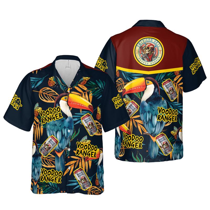 Voodoo Ranger American Haze Summer Hawaiian Shirt Beer Aloha Shirt For Men Women, Beer Fan Gift