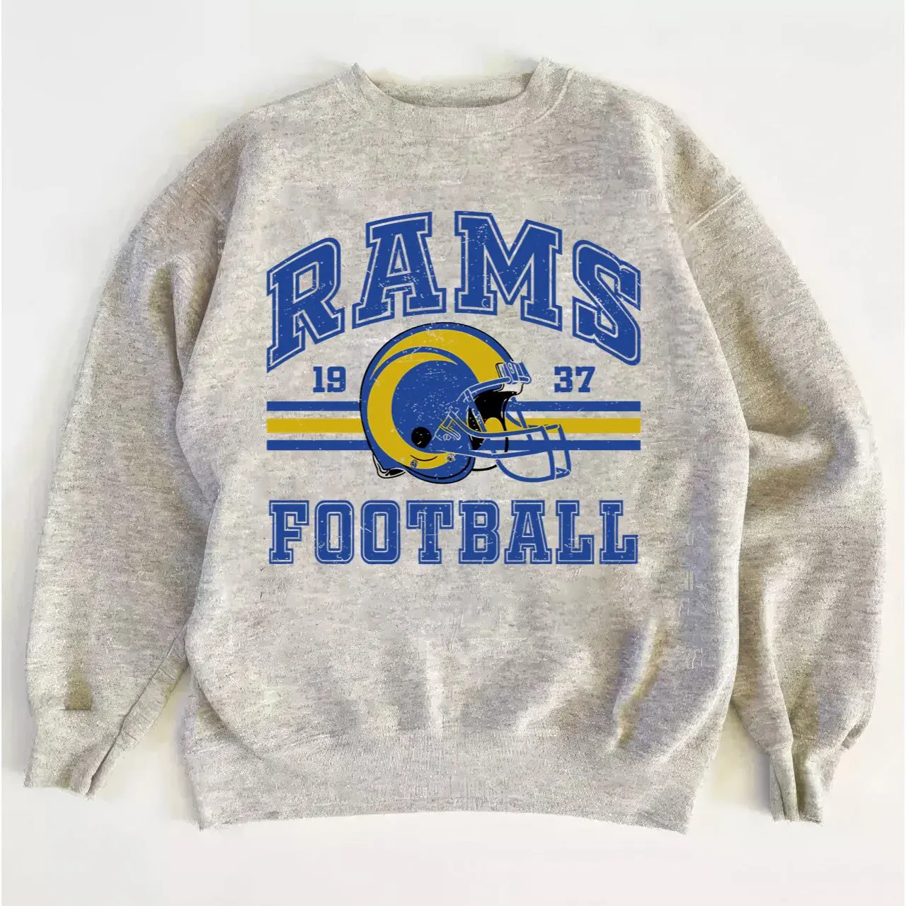 Rams Vintage 90s Football Sweatshirt, Made in USA, Perfect Game Day Gift for Football Fans