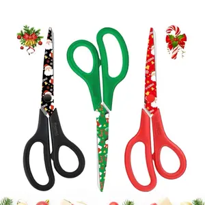 ScissorsChristmas Westcott desde 18712 - Tijeras iBayam multiusas, cuchillas de 8 pulgadas y asas cómodo, para cortar telas, papel y otros materiales