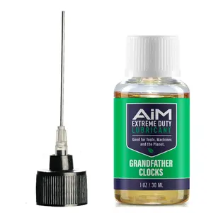 Planet Safe AiM Clock Oil & Cleaning Kit for Grandfather and Cuckoo Clocks - Premium Mechanical and Antique Clock Maintenance Cleans, Protects - Safe, Non-Toxic, Odorless Household Movable