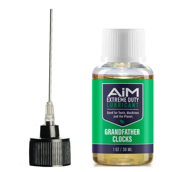 Planet Safe AiM Clock Oil & Cleaning Kit for Grandfather and Cuckoo Clocks - Premium Mechanical and Antique Clock Maintenance Cleans, Protects - Safe, Non-Toxic, Odorless Household Movable
