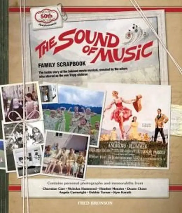 Used English Book - The Sound of Music Family Scrapbook by Fred Bronson, Hardcover Scrapbooking Item, 2.42 lbs