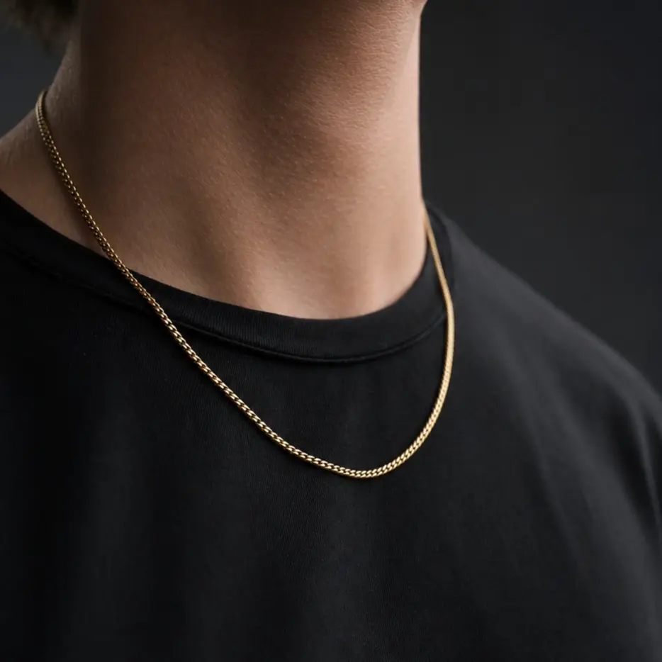 Cuban Link Gold Chain | Men's Chain Necklace | ESD