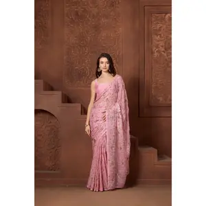 Laila Lavender Ready to Wear Saree