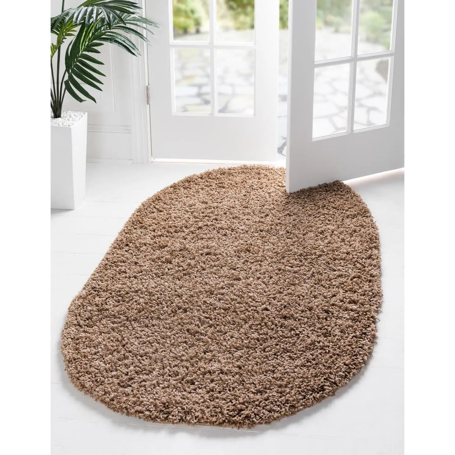 Sandy Brown 3'  x  5' 3 Oval