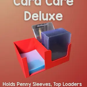 Card Care Deluxe 3-in-1 Holder | Organize Sleeves, Toploaders & Semi-Rigids!