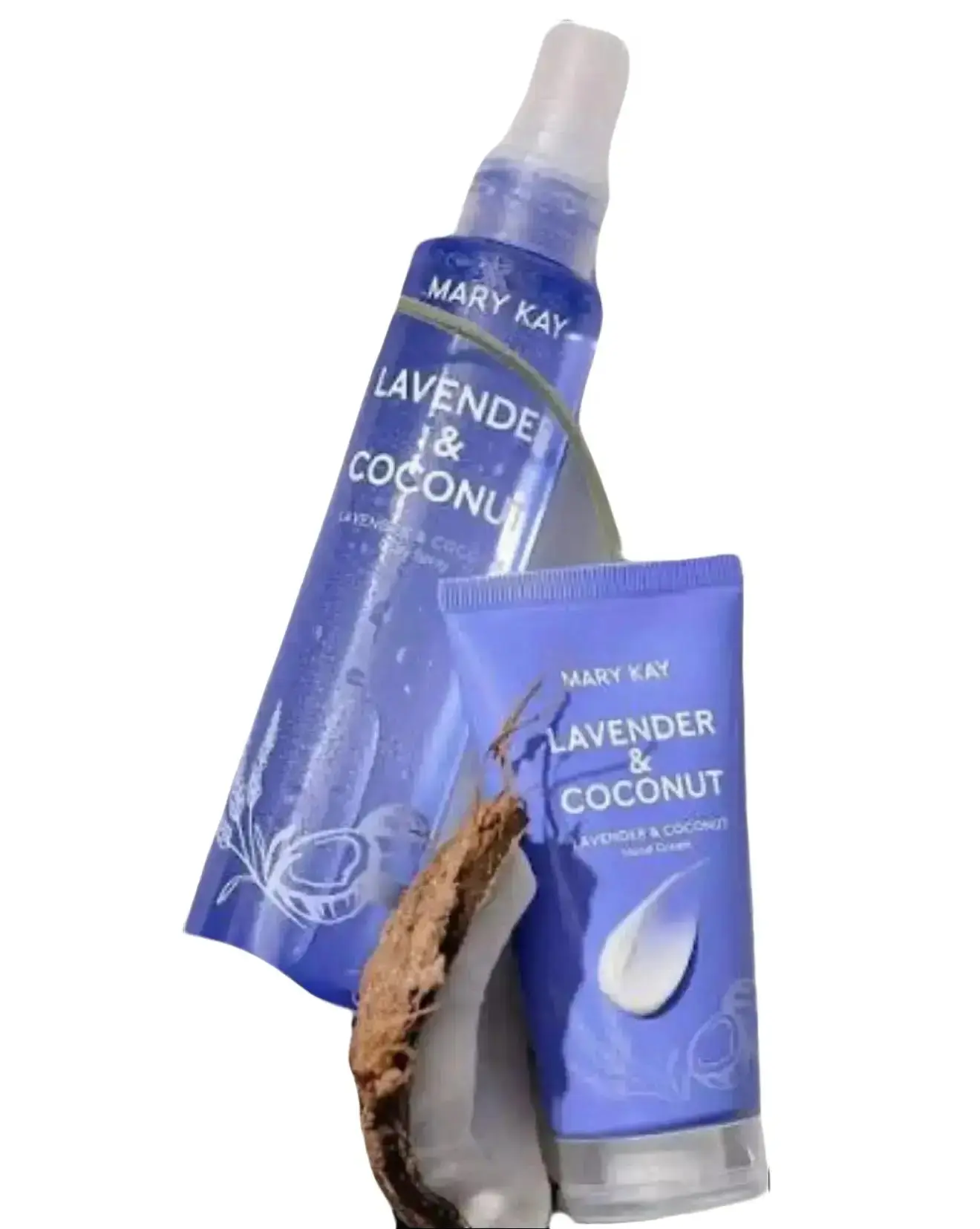 Lavender & Coconut Scented Bath & Body Care Gift Set - Moisturizing Nourisher, Hydrating Body Spray, Soothing Hand Cream for Aromatherapy Daily Use (Boosts Moisture)