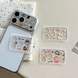 Cute Cartoon Pattern Camera Lens Protector for iPhone 17 Pro Max, Anti-Dust Durable Scratch Resistant Protective HD Photography Case, Accessories
