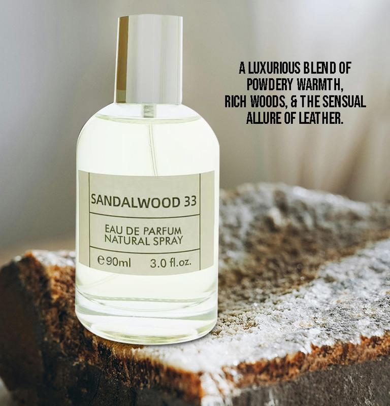 Sandal Wood 33 Spray Perfume Eau de Parfum for Men & Women 90ml - Unisex Fragrance