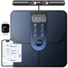 RENPHO Accurate Digital Bathroom Weighing Scale - 8-Electrode Precision Tempered Glass Panel, 400 lb Capacity, Bluetooth Functionality Body Scan Device with Morphoscan Lite, Auto-Recognition, 100+ Days Use, Multiple Metrics (BMI, Muscle Mass, Body Fat)