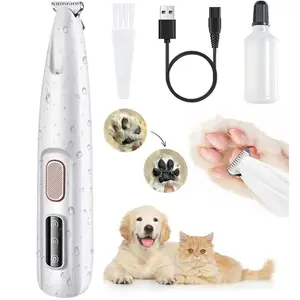 2025 New Pet Trimmer for dogs and cats,Waterproof Rechargeable Pet Shaver with LED Light, 18mm Widen Blade,Multifunctional Pet Hair Clippers for Paws Eyes Ears Face Rump,dog stuff,cat paw trimmer dog cat USB Rechargeable dog paw cleaner pet clipper