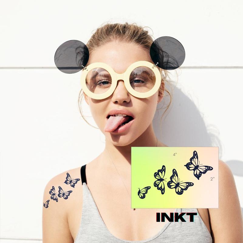 Butterfly Tattoo | 2 Week Temporary Tattoo | Semi Permanent Tattoo | Plant Based Vegan Tattoo | Butterflies Tattoo | Insect Tattoo | Inspirational Tattoo | Gift Idea | Boho Tattoo | Bohemian Tattoo | Nature Tattoo | Femimine Tattoo