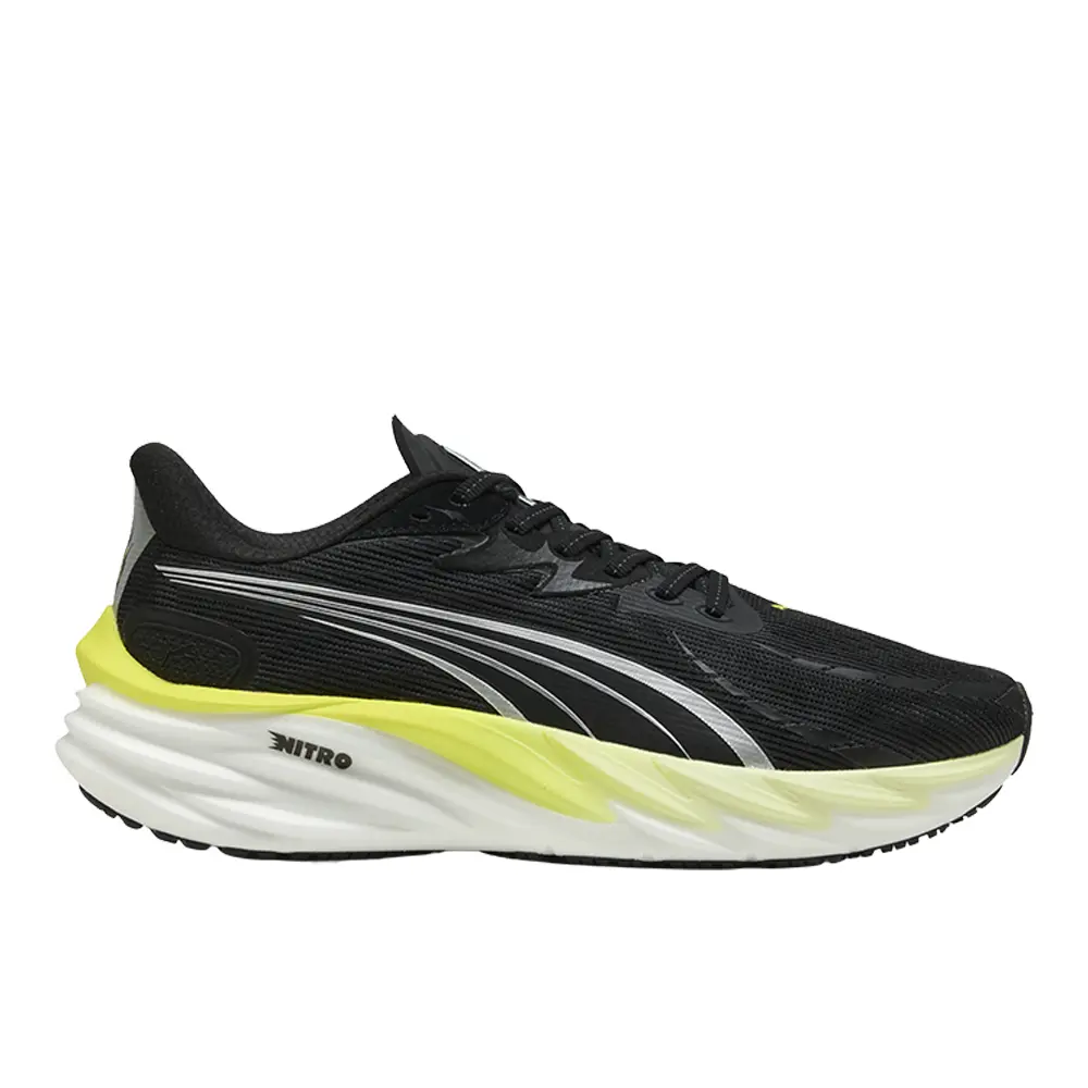 PUMA Mens Velocity Nitro 4 Running Sneakers Shoes - Black