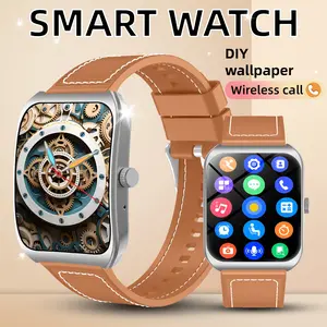 1.85-Inch Large-Screen Smart Watch, Ultra-Wide Viewing Angle, Customizable Dial, With Smart Island, Magnetic Charging, Multiple Sports Modes, Multi-Language Support, Weather Forecast, Wireless Calling, Music Playback, Sports tracking smartwatch, Gifts