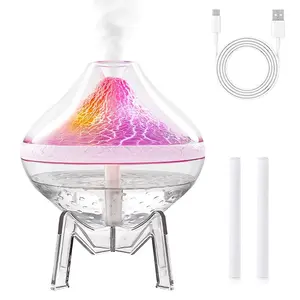 Colorful Humidifier with Seven Color Cold Mist, LED Light Design, Quiet Operation, USB Powered, Small Size, Portable Humidifier, Ideal for Home Decor and Gifts