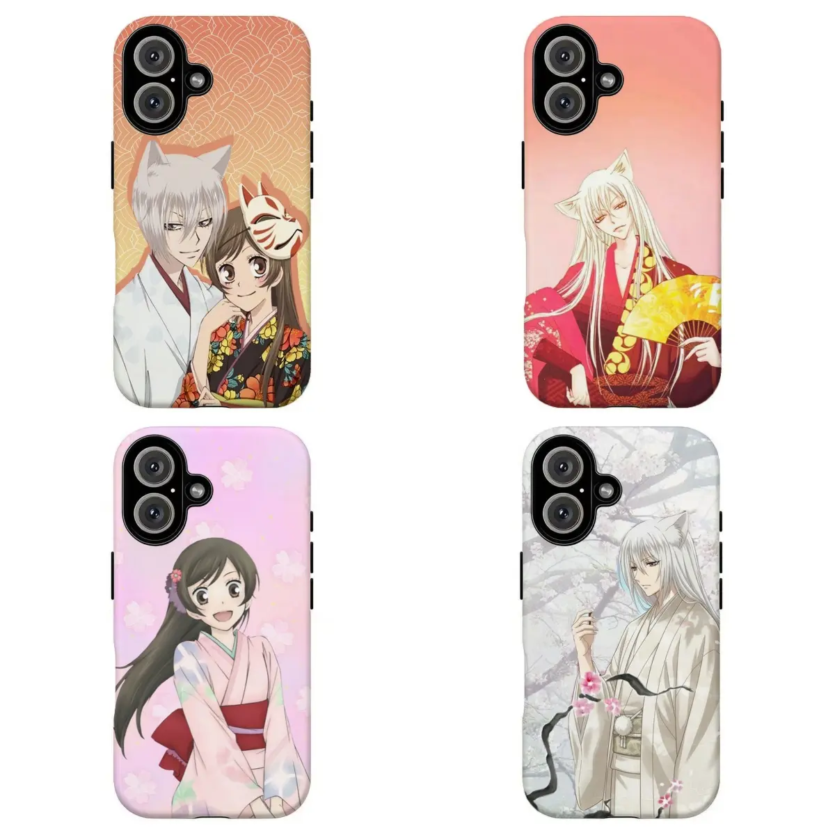 FL-Tomoe x Nanami Kamisama Kiss Custom Smartphone Case - Japanese Shoujo Romance Durable Shockproof Accessory Shell for iPhone 11-17, Air, Pro Max & Samsung S21-S26, Handheld Cellphone Devices Accessory Fan Gift