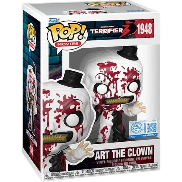 Funko Pop! Terrifier 3 - Art the Clown Bloody #1948 EE Exclusive