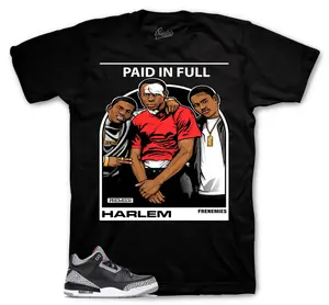 Shirts To Match Jd 3 Black Cement Sneaker Tees - Frenemies Shirt