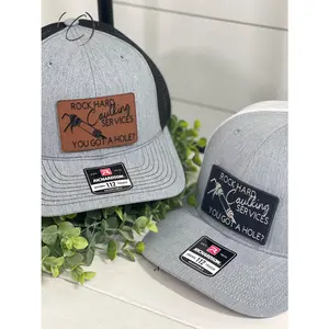 Adult Rock Hard Caulking Services Patch Snapback Hat