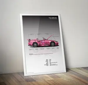 Suki's VeilSide S2000 AP1 Infographic - High-Quality Standard Poster Printed on Premium Luster Photo Paper, Easy to Hang, Safe Delivery